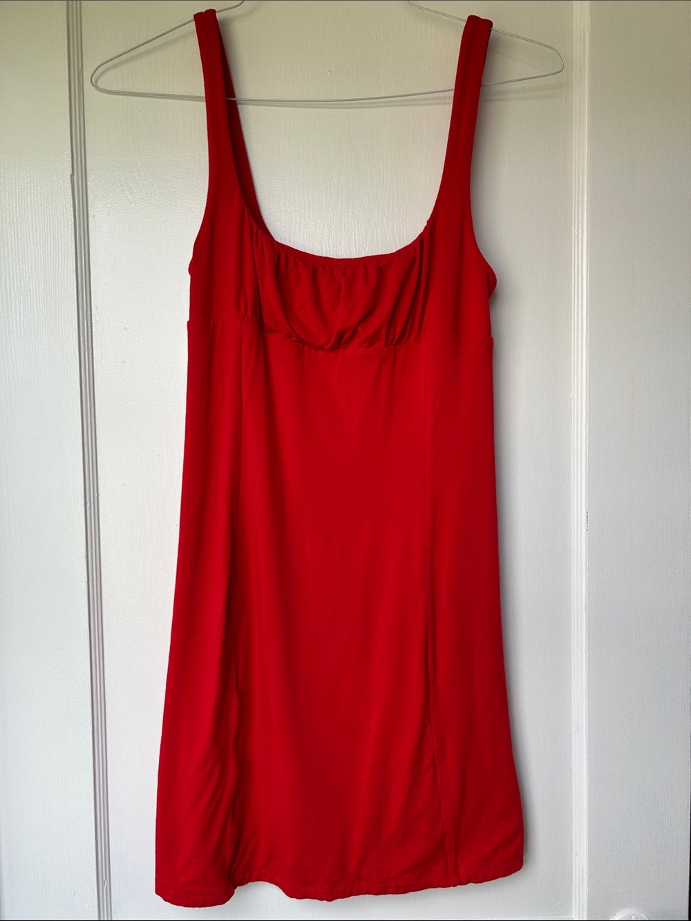 Wilfred Free Red Sleeveless Body Con Baby Doll Dress Size Medium